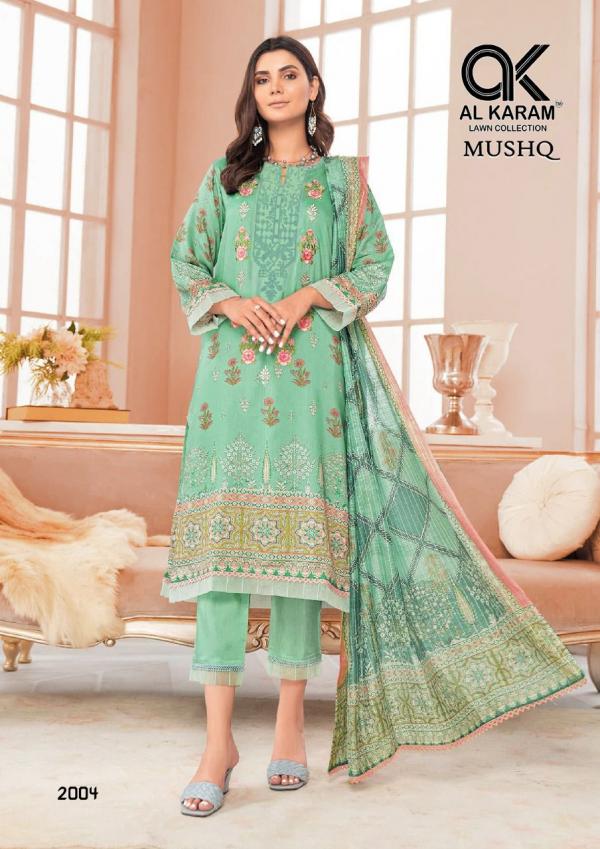 Al Karam Mushq Vol-2 Cotton Designer Dress material